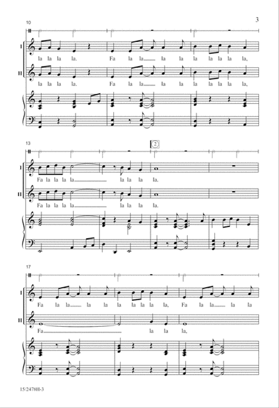 A Festive Fa La La 2-Part scores gallery preview page 4