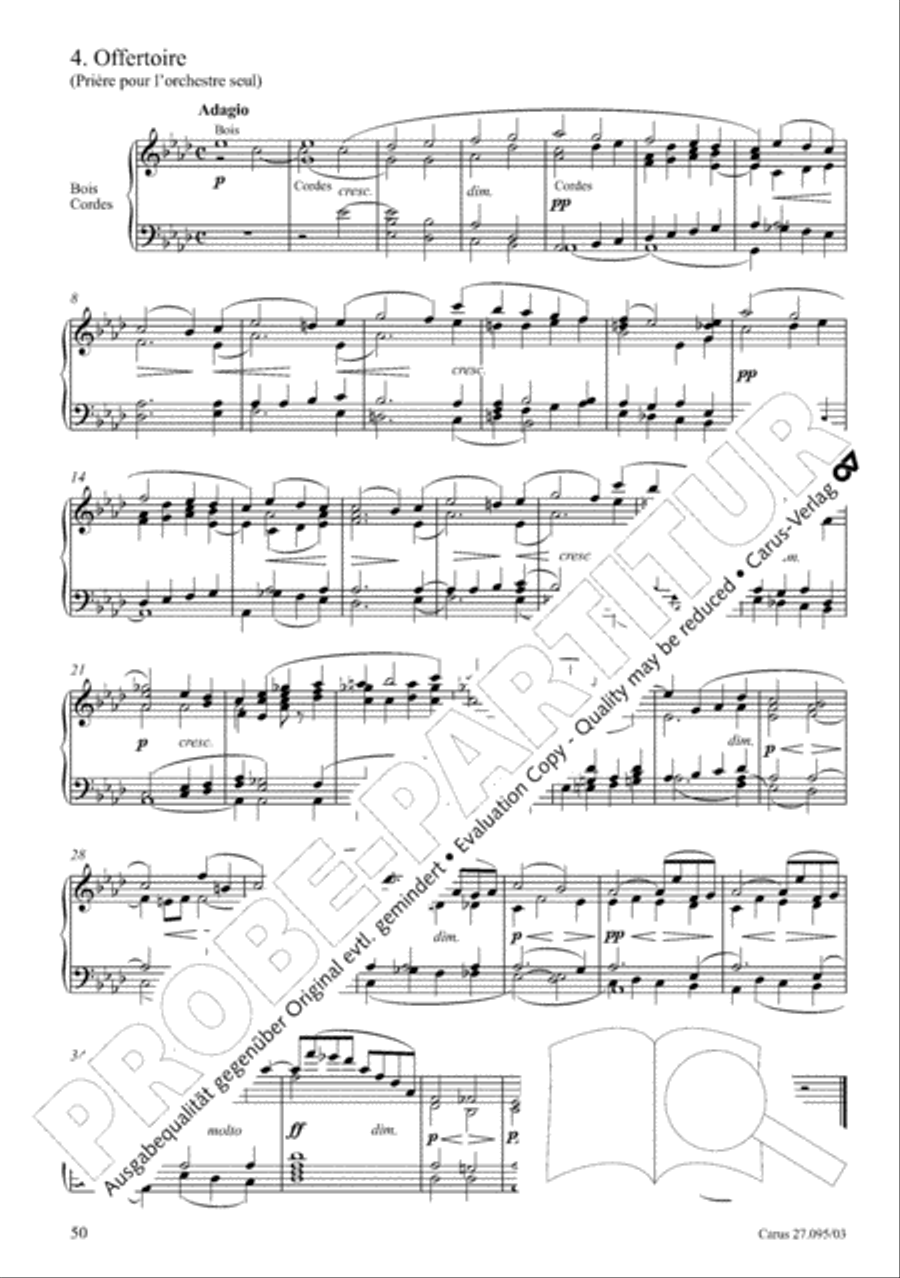 Messe solennelle de sainte Cecile STB scores gallery preview page 51