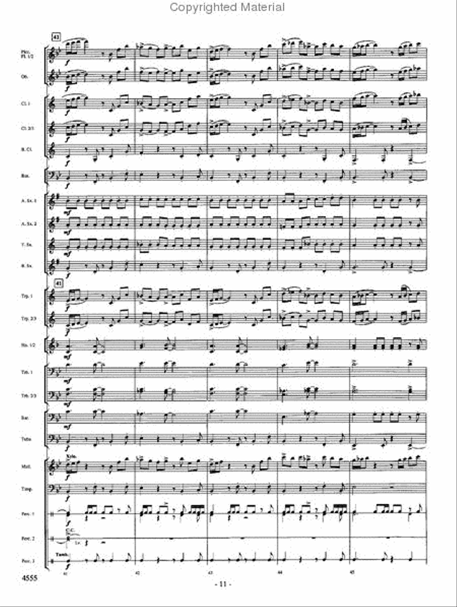 Beyond the Higher Skies Concert Band scores gallery preview page 10