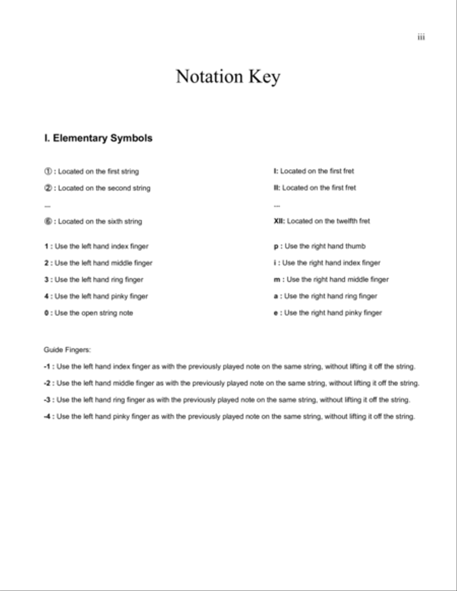 Clair de Lune by C. Debussy for solo classical guitar Acoustic Guitar scores gallery preview page 5