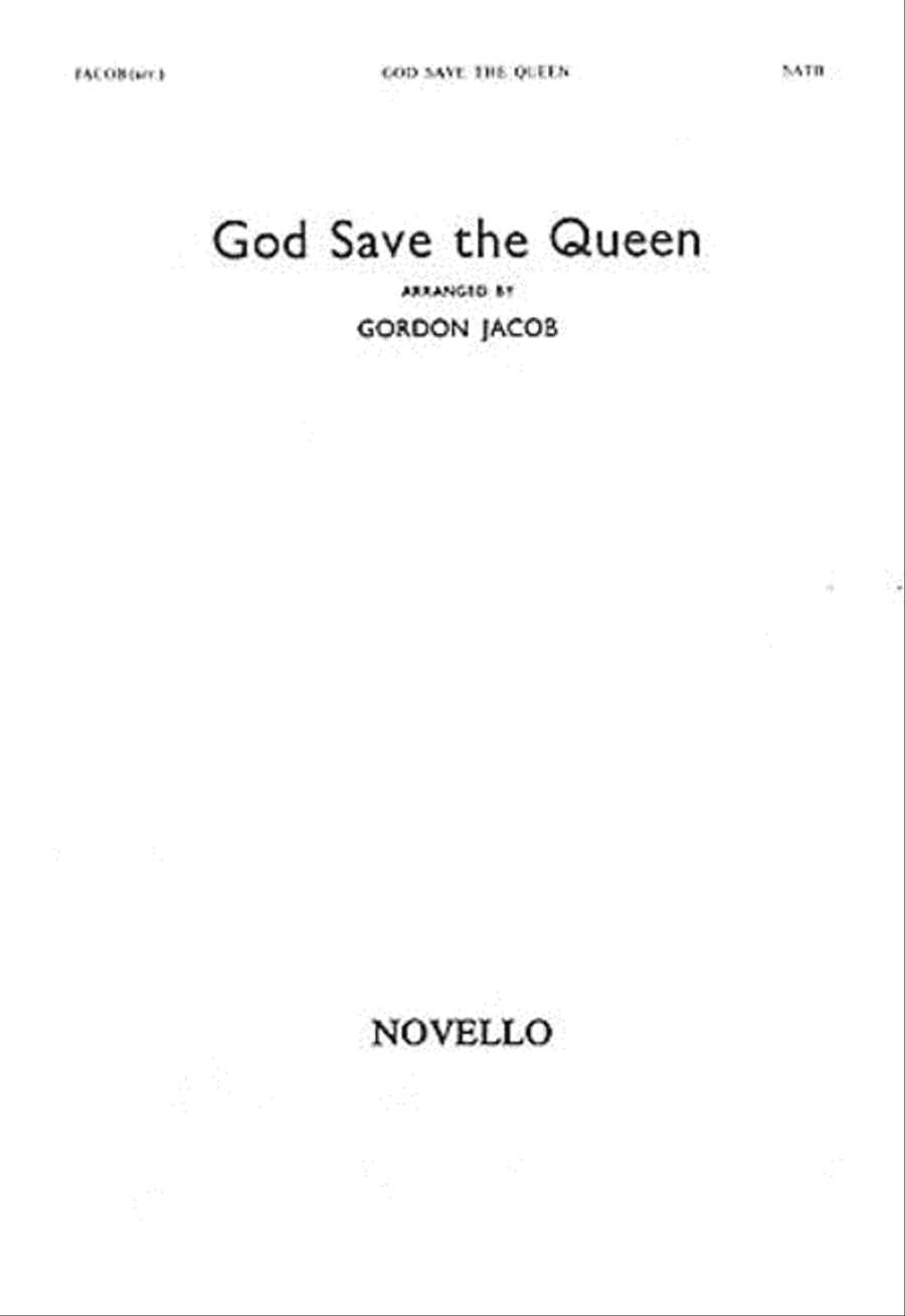 Gordon Jacob: God Save The Queen (Vocal Score) 4-Part scores gallery preview page 1