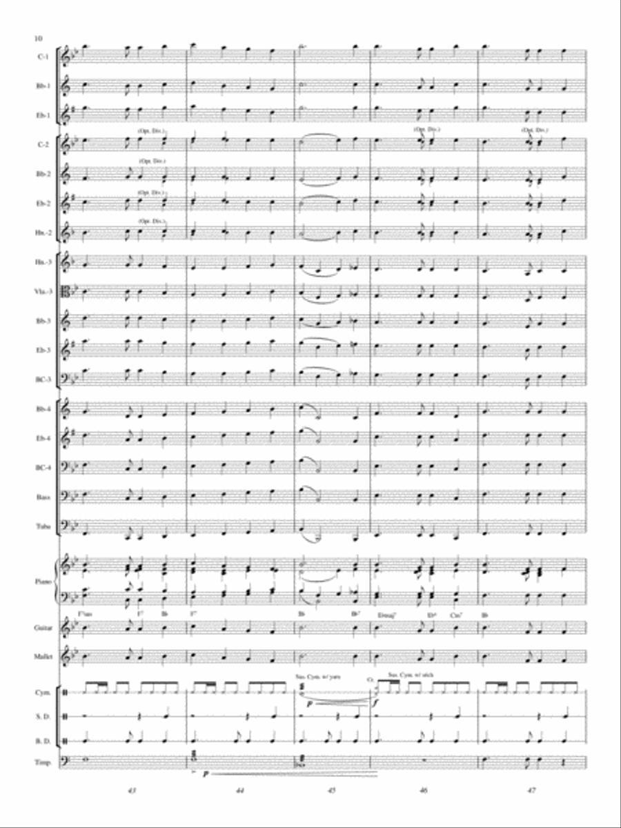 A Patriotic Treasure Concert Band scores gallery preview page 9