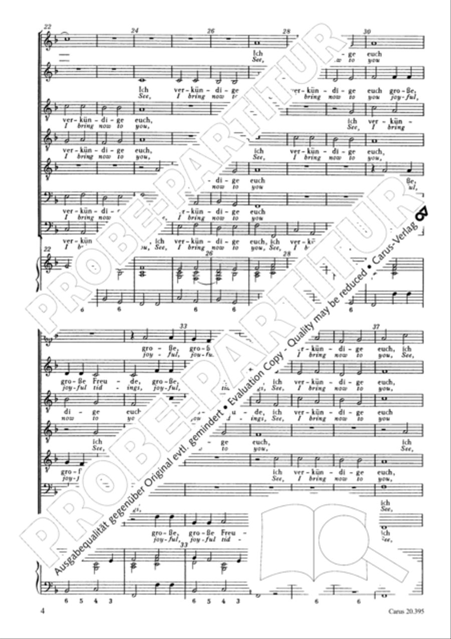 The angel said, said to the shepherds Choir scores gallery preview page 5