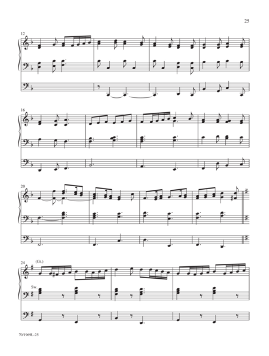 Go Out with Joy!, Vol. 2 Organ Solo scores gallery preview page 11