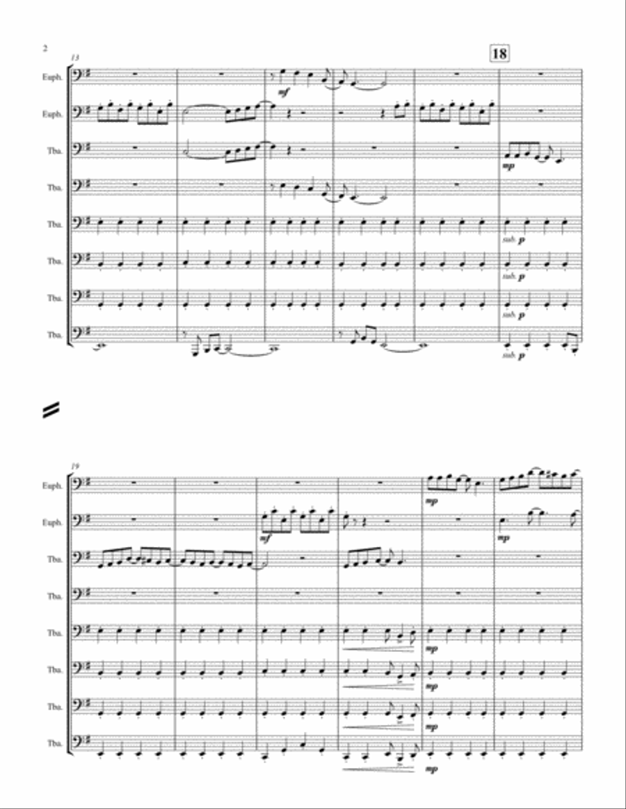 Eleanor Rigby Brass Ensemble scores gallery preview page 2