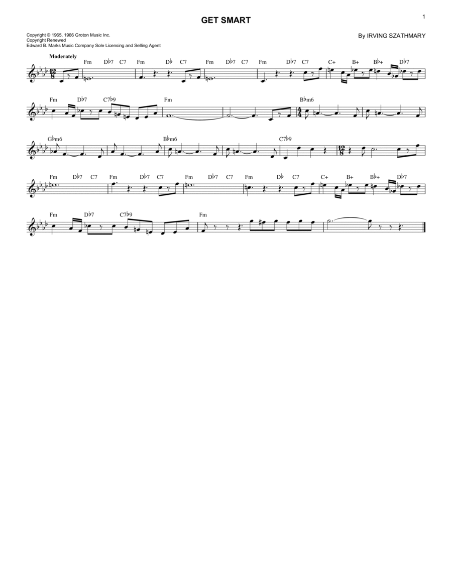 Get Smart Get Smart Guitar scores gallery preview page 1