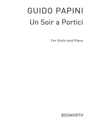 Book cover for Guido Papini: Un Soir A Portici