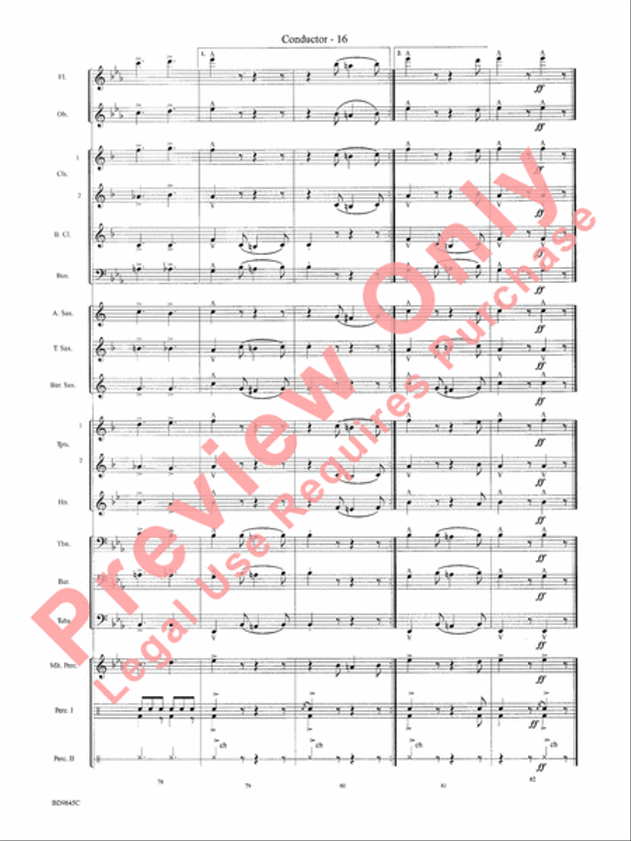 The Washington Post March Concert Band scores gallery preview page 19