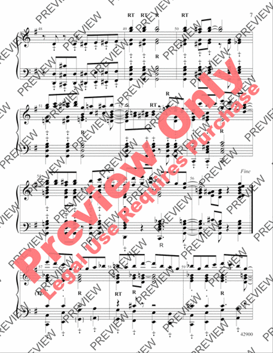 Jingle Bell Samba Handbell Choir scores gallery preview page 7