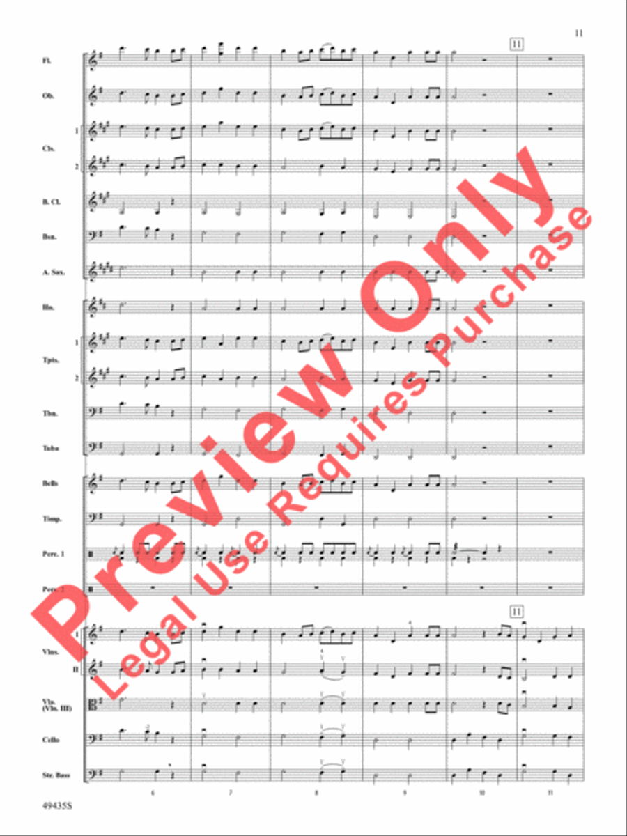 Graduation Suite Full Orchestra scores gallery preview page 12