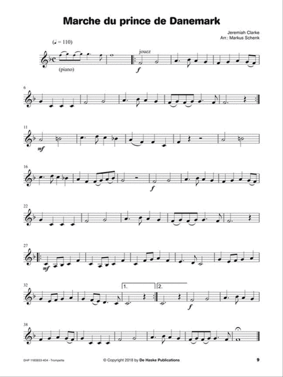 Écouter, lire & jouer - Les Grands Classiques Flugelhorn scores gallery preview page 2