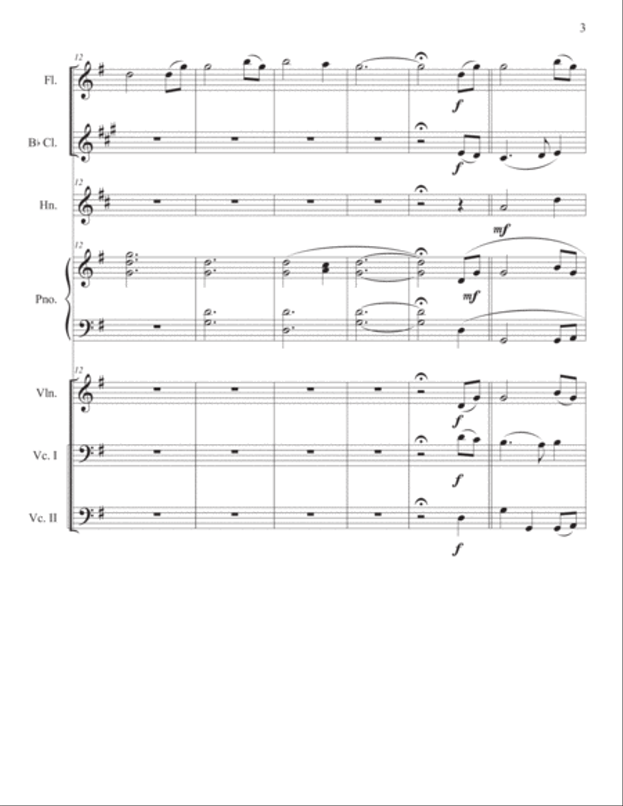 Amazing Grace Small Ensemble scores gallery preview page 4