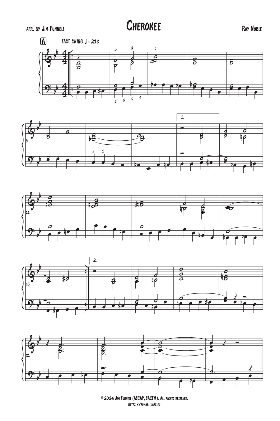Cherokee Piano Method scores gallery preview page 1