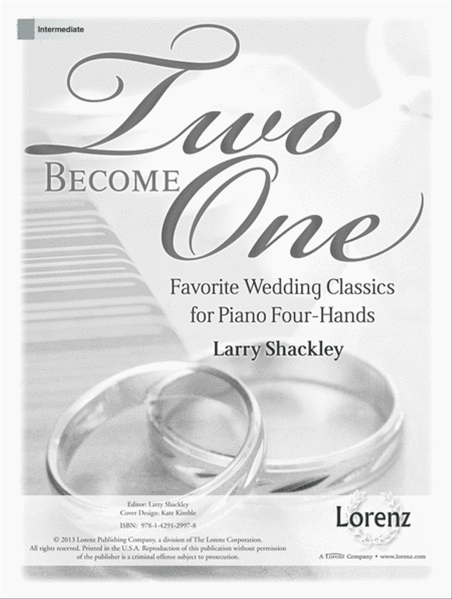 Two Become One Two Become One Piano Duet scores gallery preview page 1