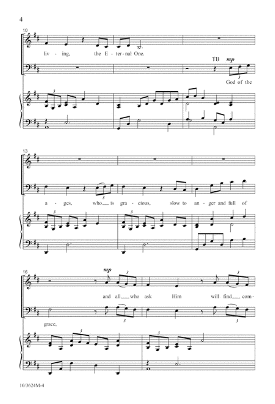 God of the Ages 4-Part scores gallery preview page 4