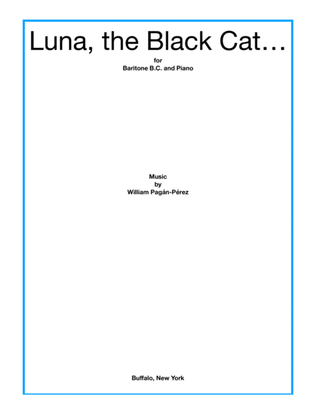Luna, The Black Cat for Baritone B. C. (Euphonium) and Piano