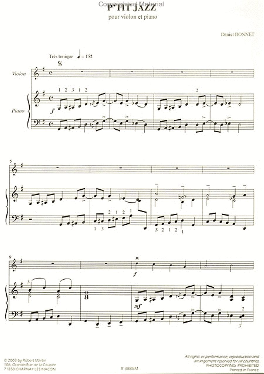 P'tit jazz Piano Accompaniment scores gallery preview page 2