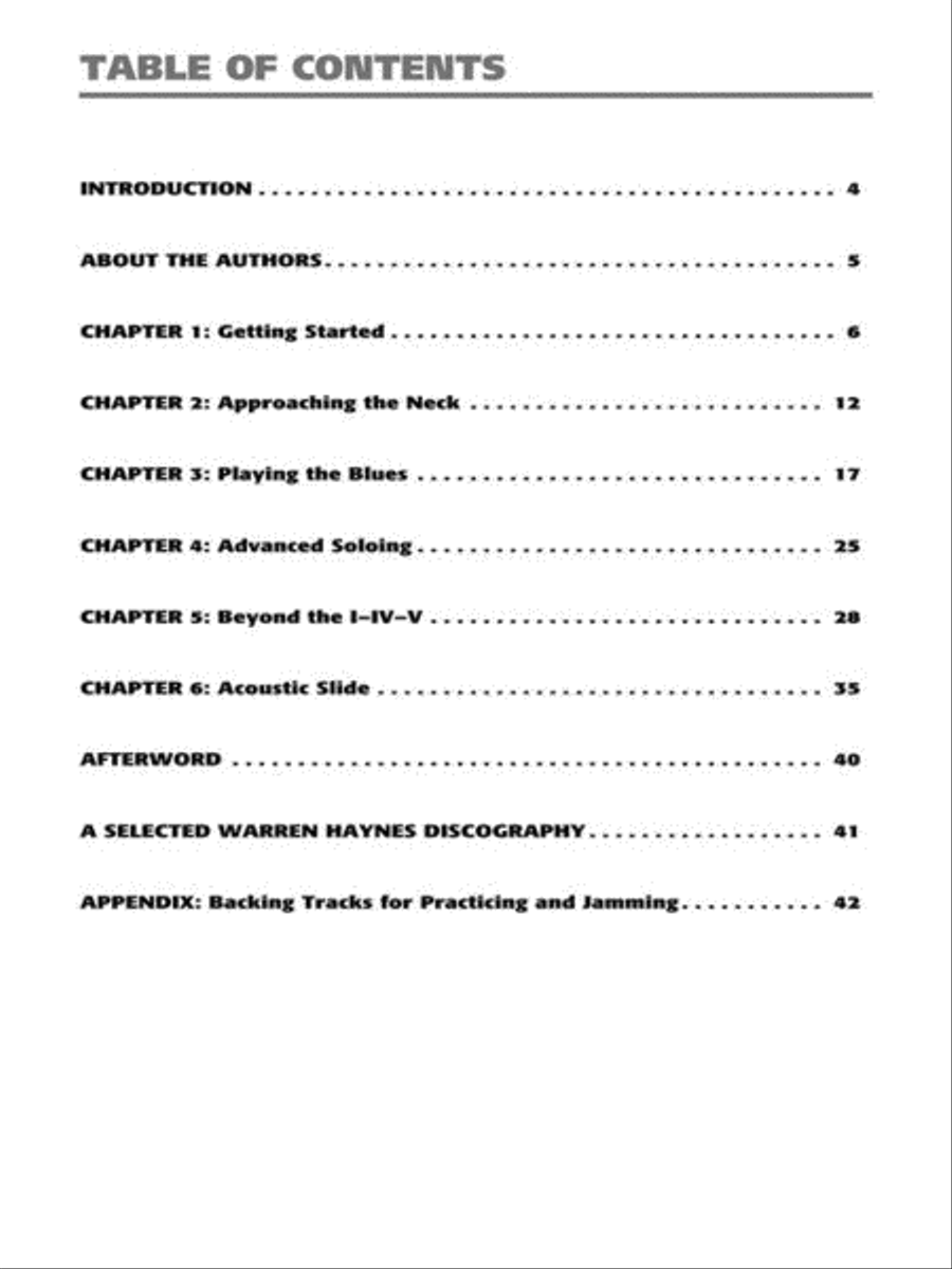 Warren Haynes – Guide to Slide Guitar Slide Guitar scores gallery preview page 3