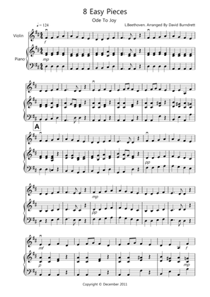 8 Easy Pieces for Violin And Piano