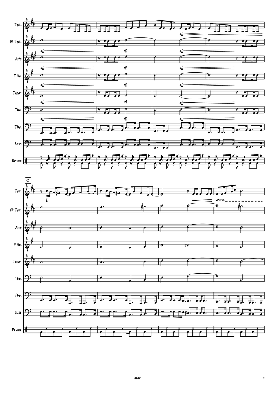 Do You Know The Way To San Jose Large Ensemble scores gallery preview page 3