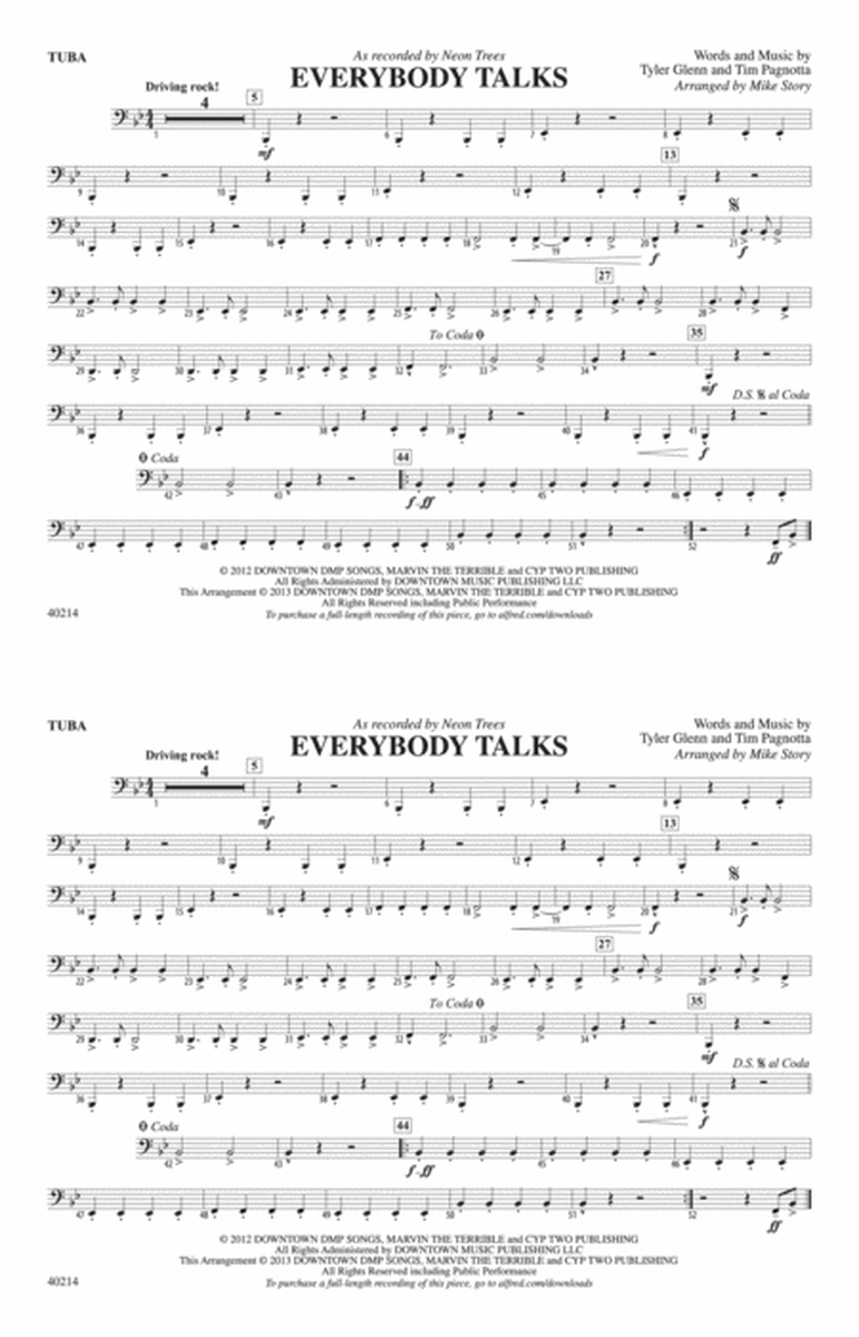Everybody Talks: Tuba