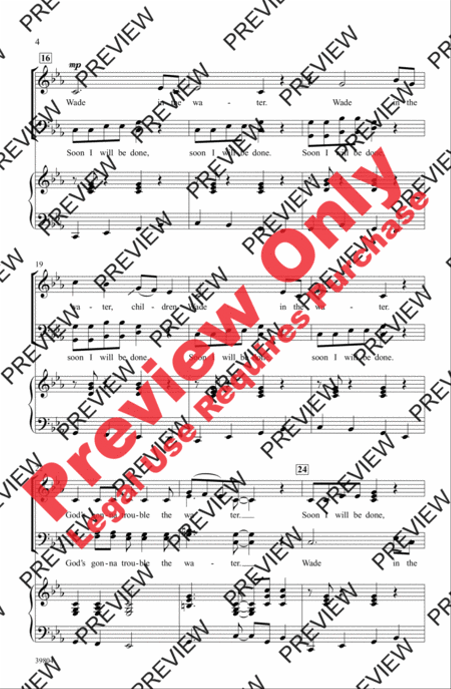 Trouble! - SoundTrax CD (CD only) Choir scores gallery preview page 4