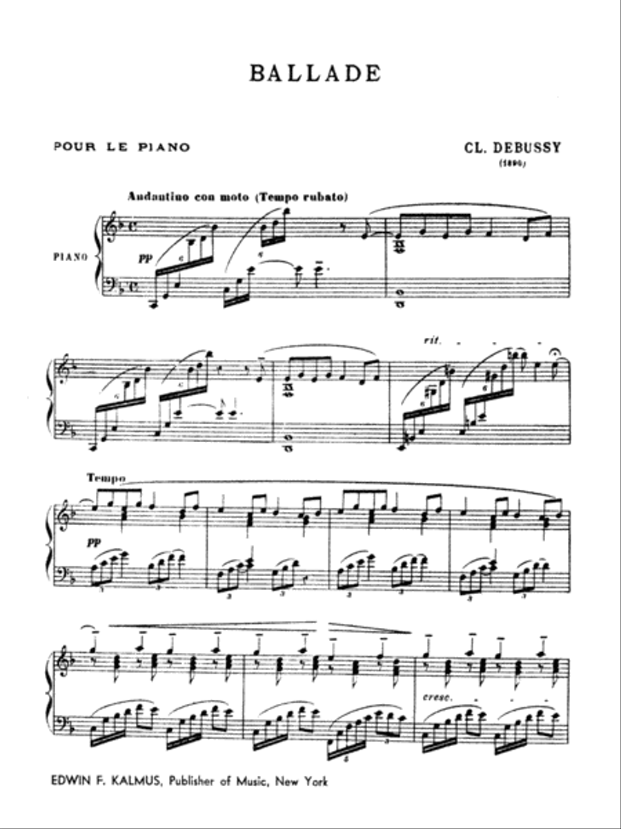 Ballade Small Ensemble scores gallery preview page 4