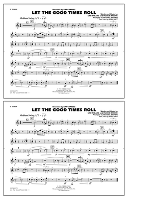 Let the Good Times Roll (arr. Michael Brown) - F Horn