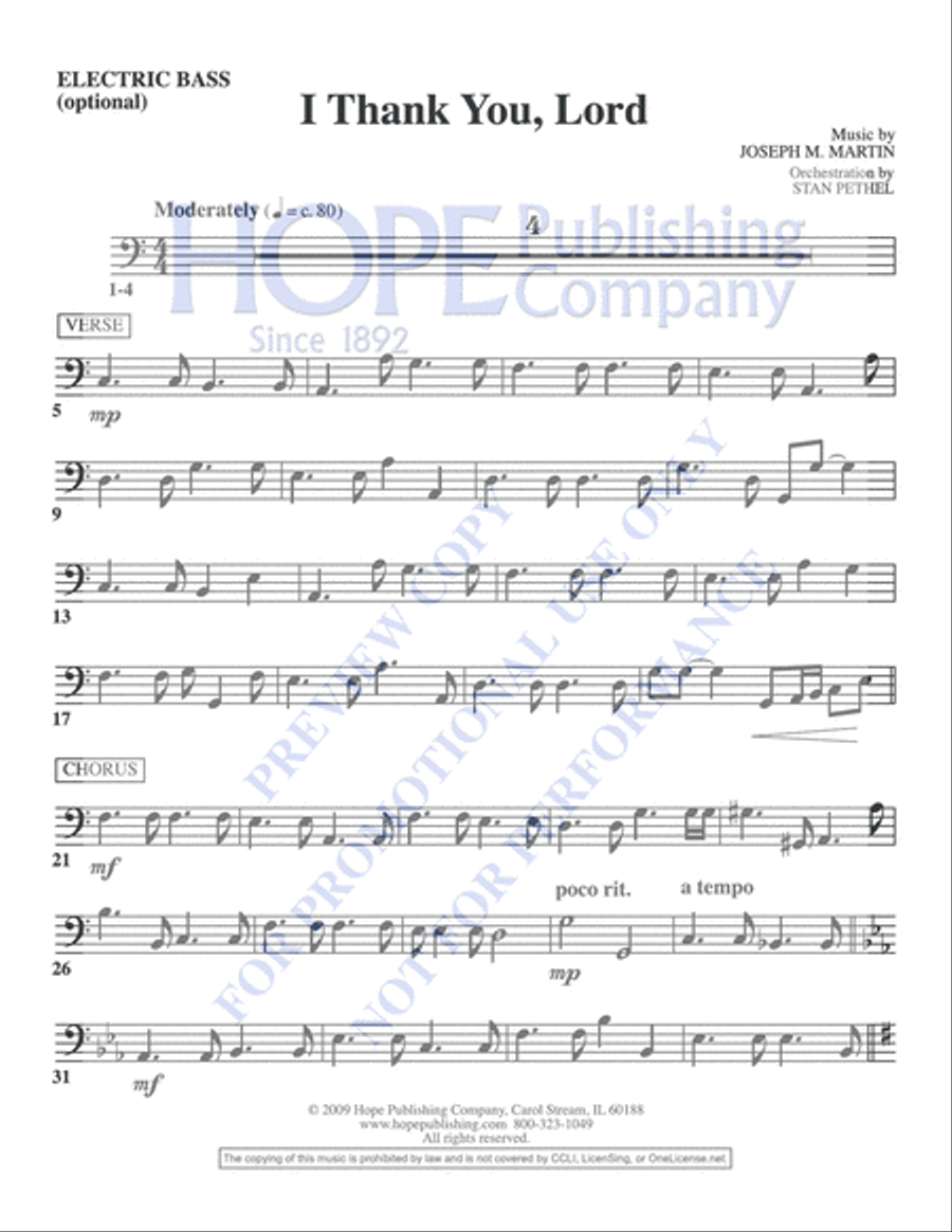 I Thank You, Lord I Thank You, Lord Choir scores gallery preview page 2