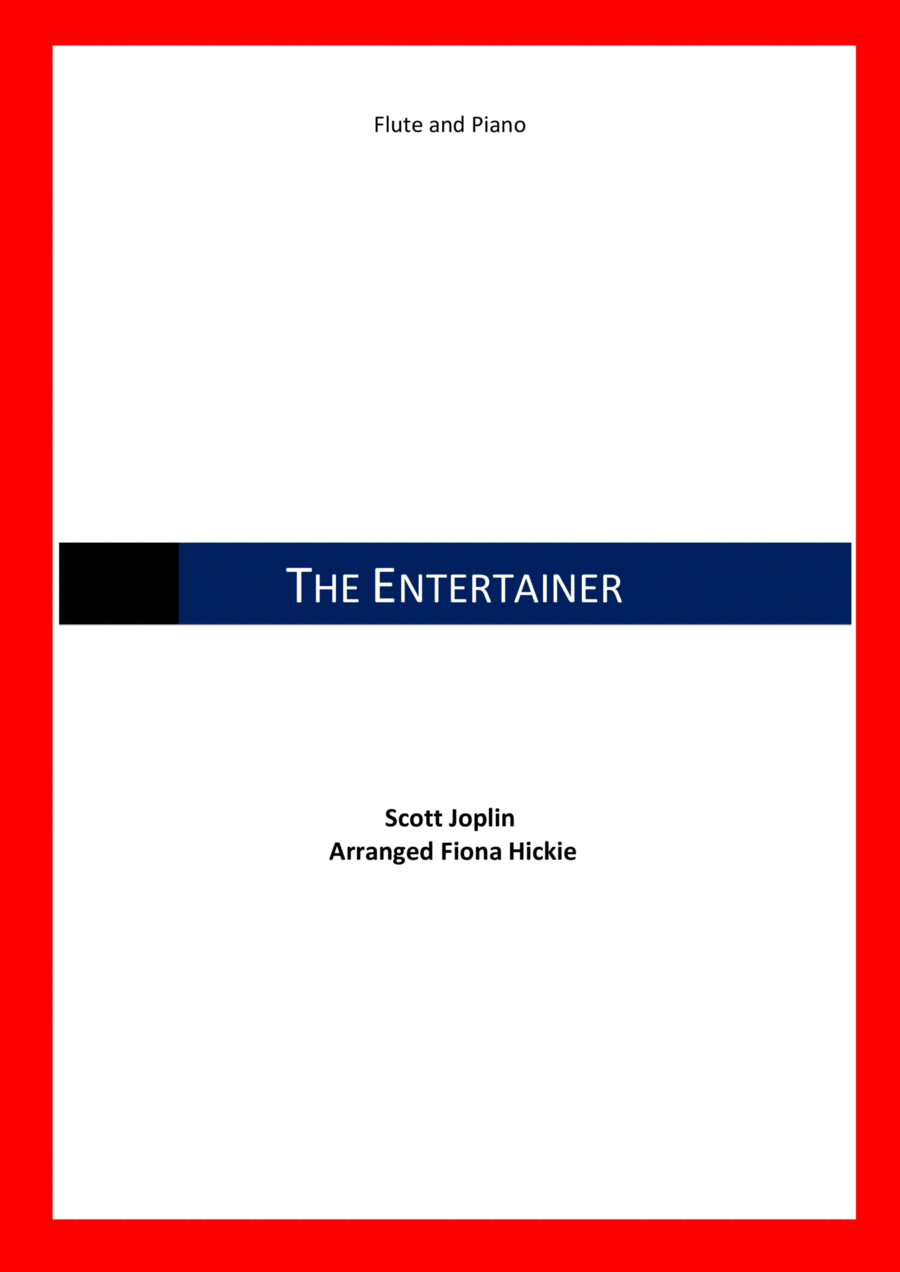The Entertainer Flute Solo scores gallery preview page 1