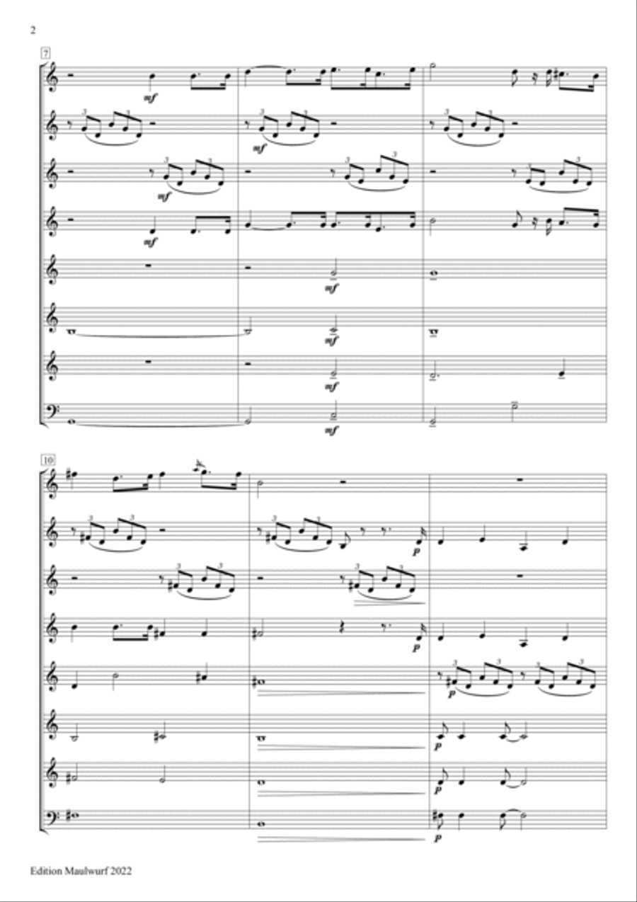 Cantique de Noël Horn scores gallery preview page 4