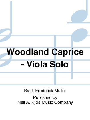 Woodland Caprice - Viola Solo
