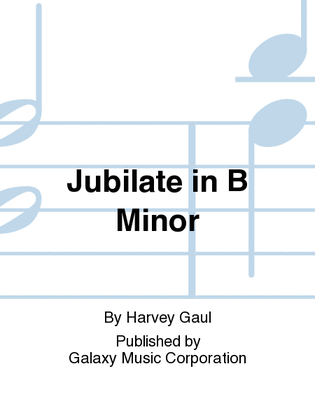Book cover for Jubilate in B Minor
