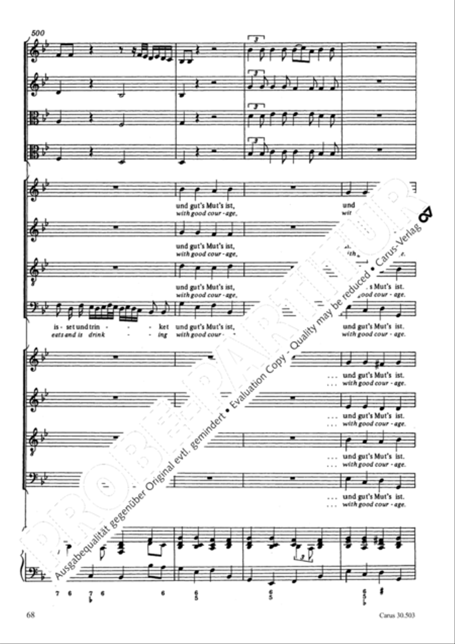 My beloved, you are fair (Meine Freundin, du bist schon) 4-Part scores gallery preview page 71