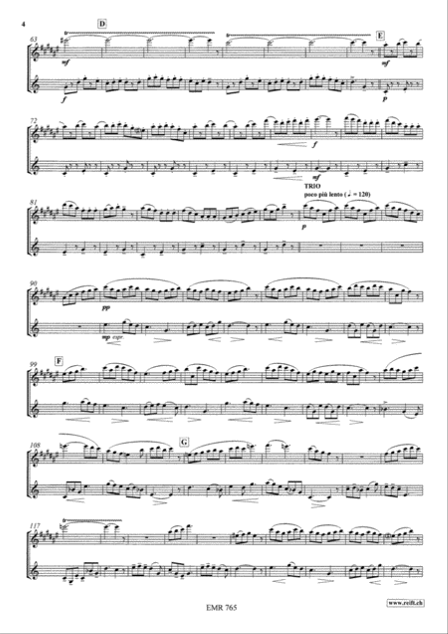 Sonatina Flute scores gallery preview page 4