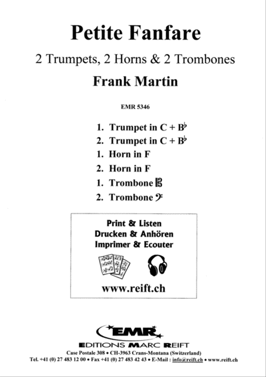 Petite Fanfare Petite Fanfare Chamber Music scores gallery preview page 2