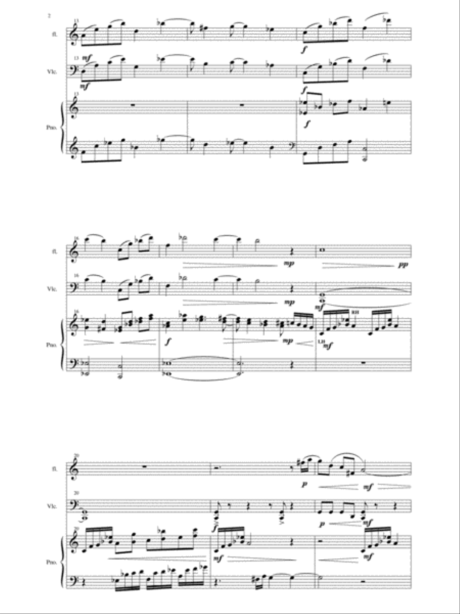 Echappe Echappe Flute scores gallery preview page 3