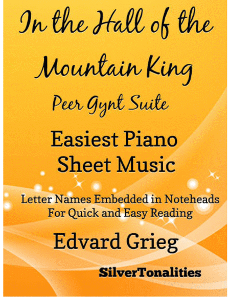 In the Hall of the Mountain King Peer Gynt Suite Easiest Piano Sheet Music