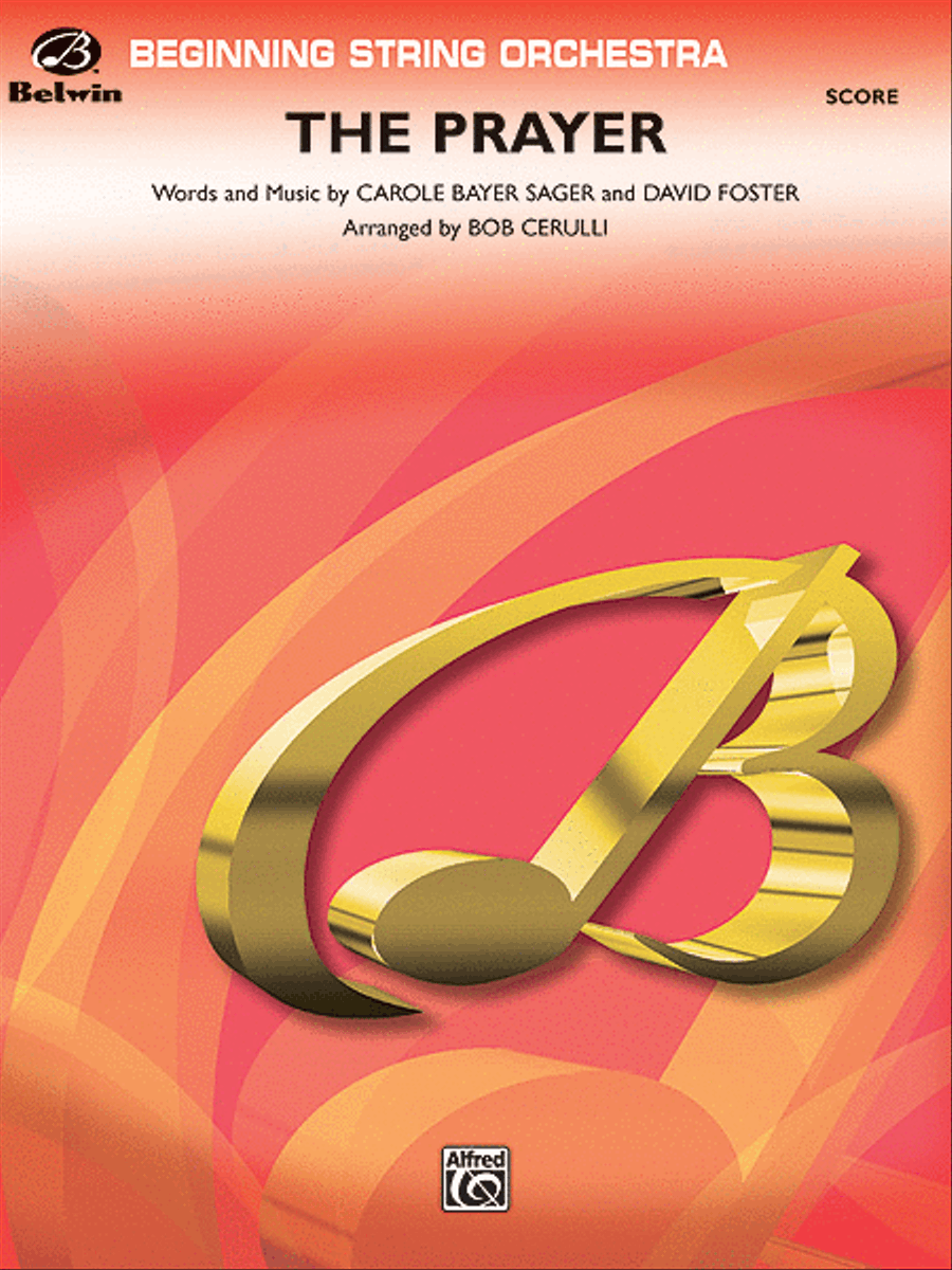 The Prayer by Carole Bayer Sager String Orchestra - Sheet Music