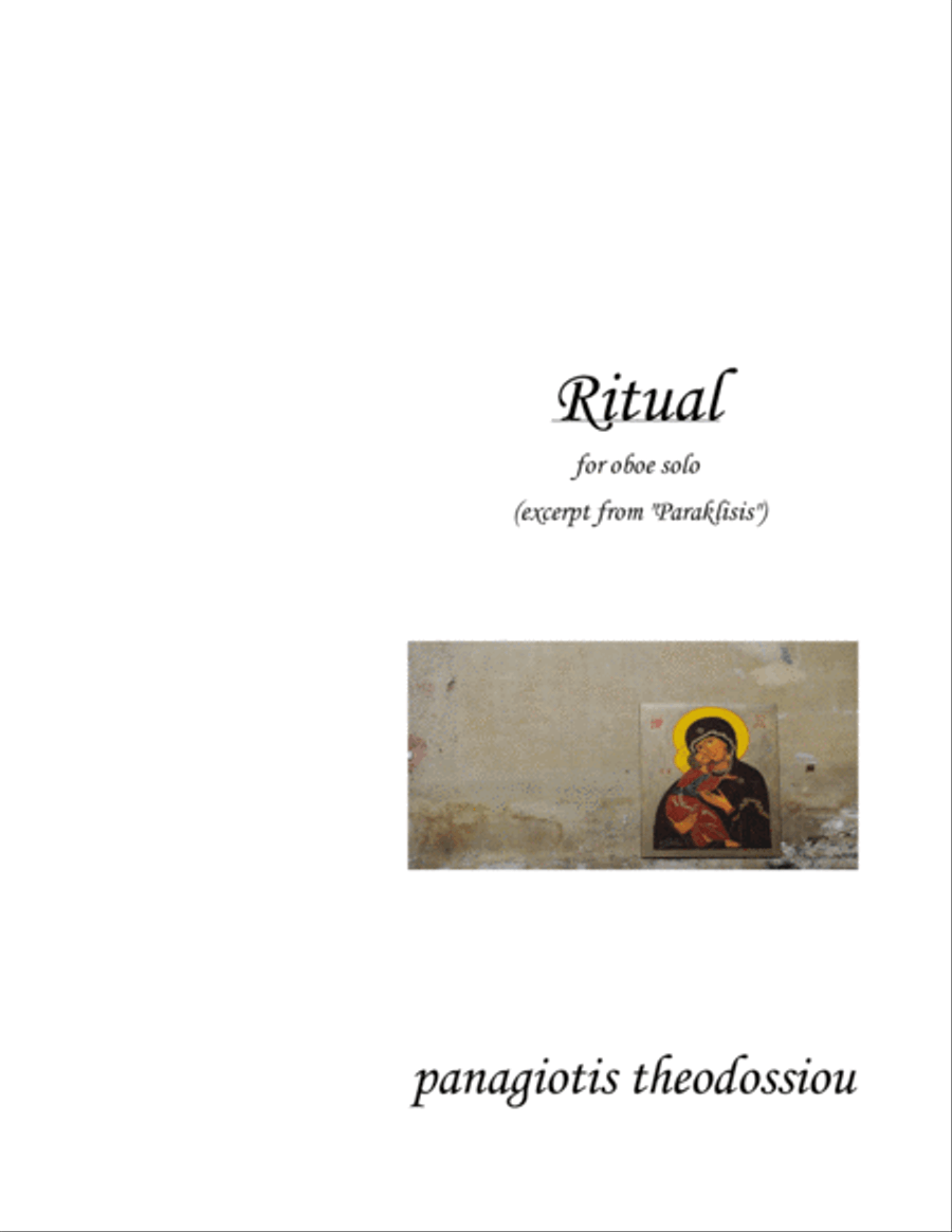 Ritual Ritual Oboe Solo scores gallery preview page 1