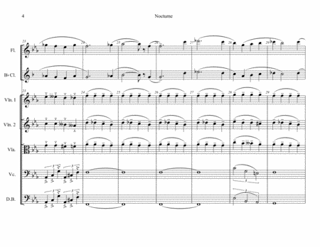 Nocturne for Flute and String Quintet image number null