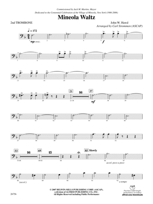 Mineola Waltz: 2nd Trombone