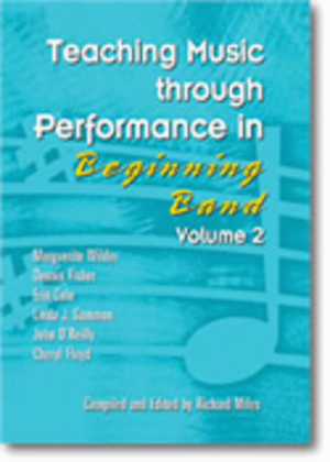 Book cover for Teaching Music through Performance in Beginning Band - Volume 2