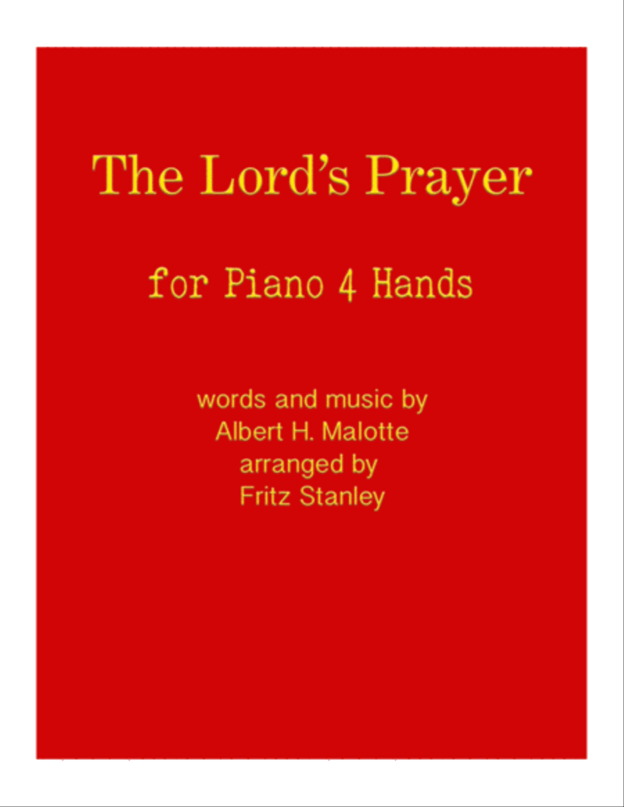 The Lord's Prayer Piano scores gallery preview page 1