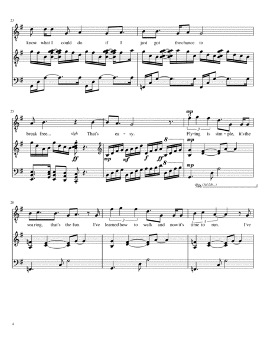 Soar Soar Tenor Voice scores gallery preview page 5