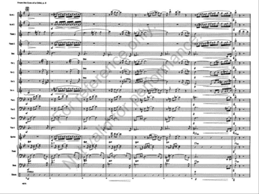 From the Eyes of a Child From the Eyes of a Child Jazz Ensemble scores gallery preview page 7