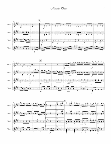 Marcha Turca For violin ensemble image number null