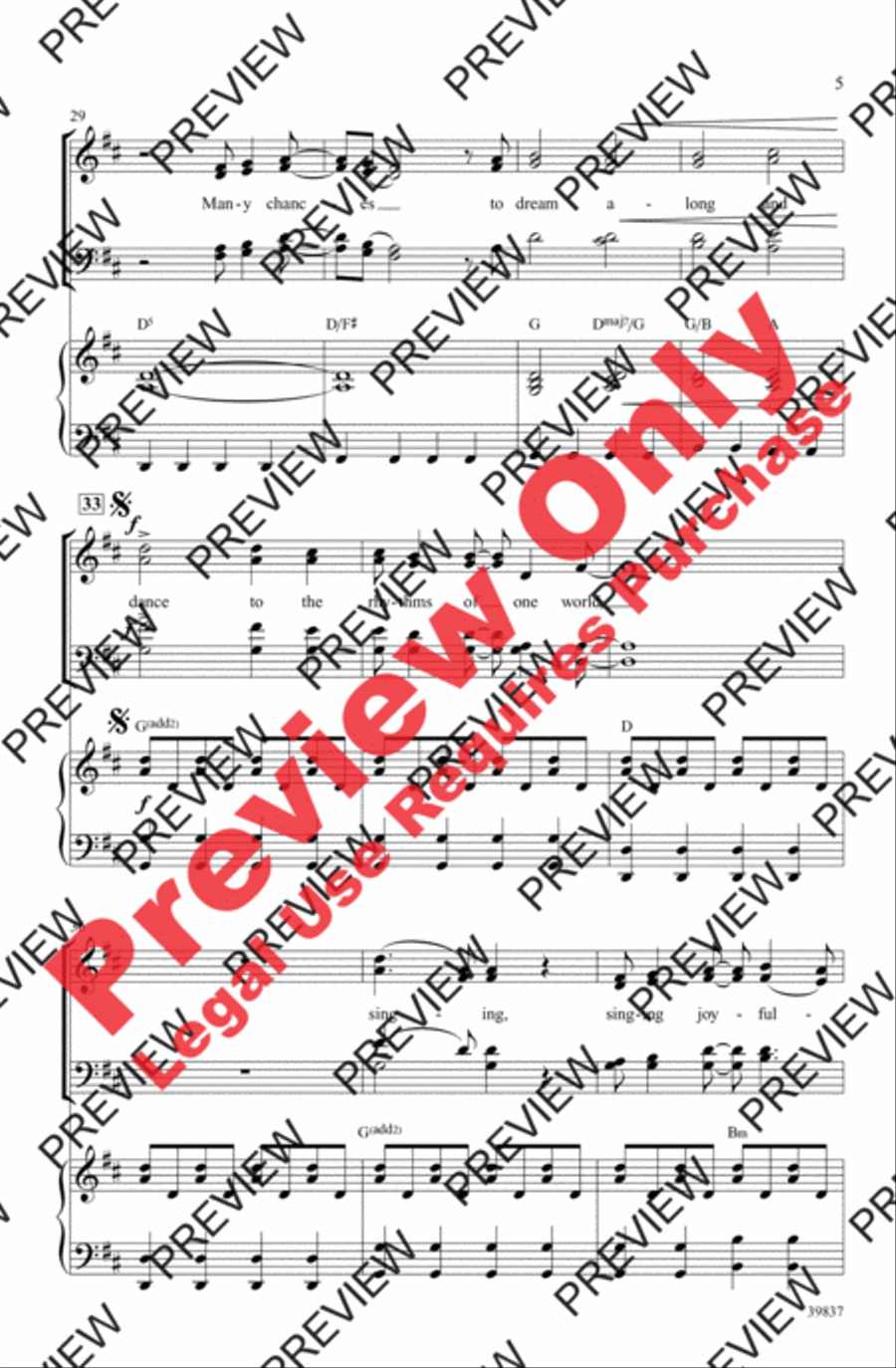 Rhythms of One World - SoundTrax CD (CD only) Choir scores gallery preview page 5