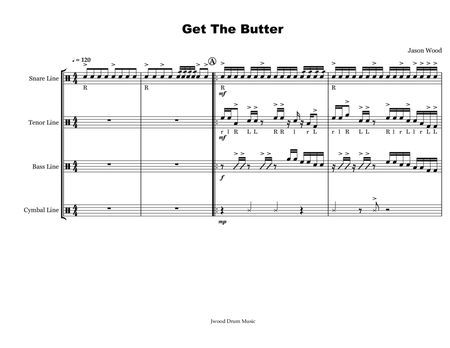 Get The Butter (Drumline Cadence) image number null