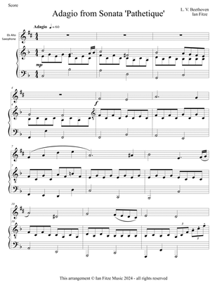 Adagio Cantabile from Sonata 'Pathetique'